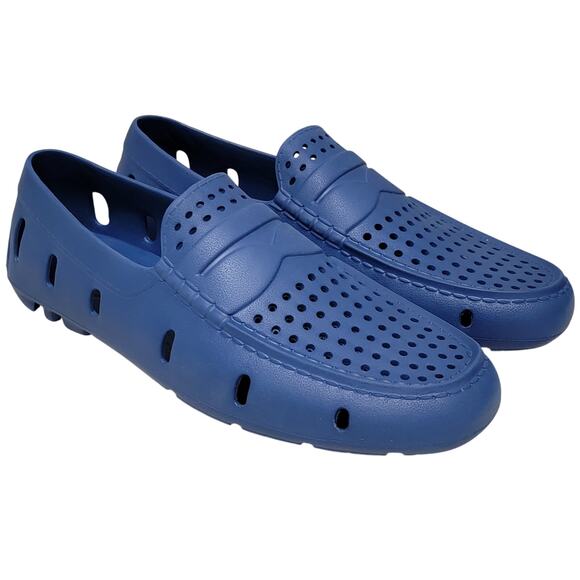 Club Room Men Atlas Slip On Driver Loafers Size US 11M Navy Blue EVA - Picture 1 of 4